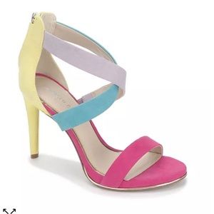 Like new multi colored heels! Size 9.5